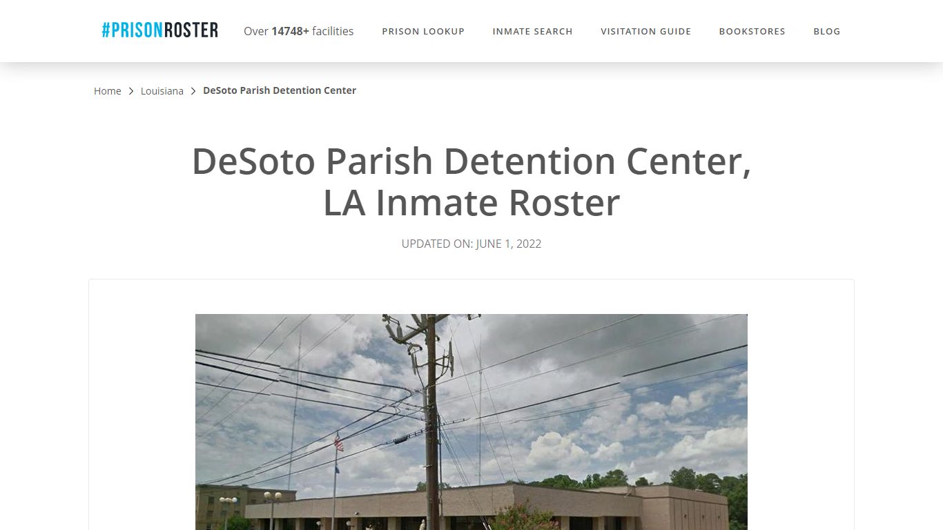DeSoto Parish Detention Center, LA Inmate Roster